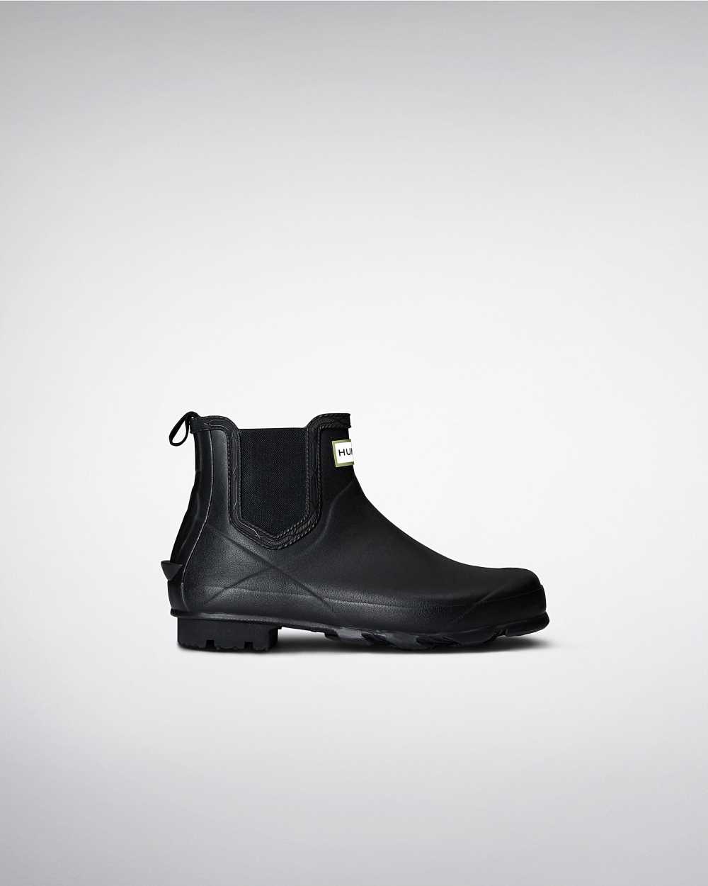 Botas Chelsea Hombre - Hunter Norris Field Negro - FYAVQW-821 - Negro